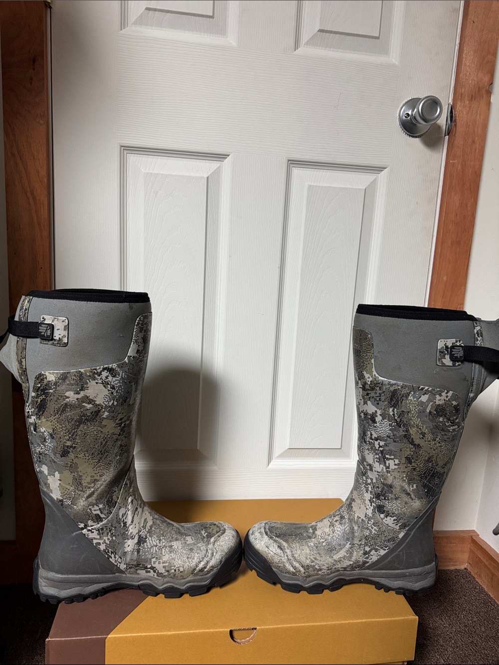 LaCrosse 18” Alpaburly Pro Sitka EVII Uninsulated Rubber Boots Size 10 - Picture 4 of 12